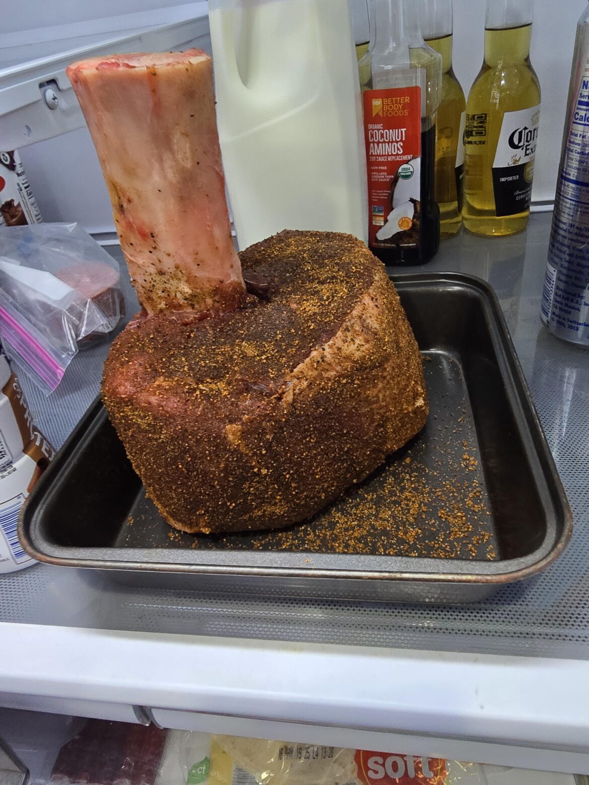 Prepped and ready for the smoker tomorrow