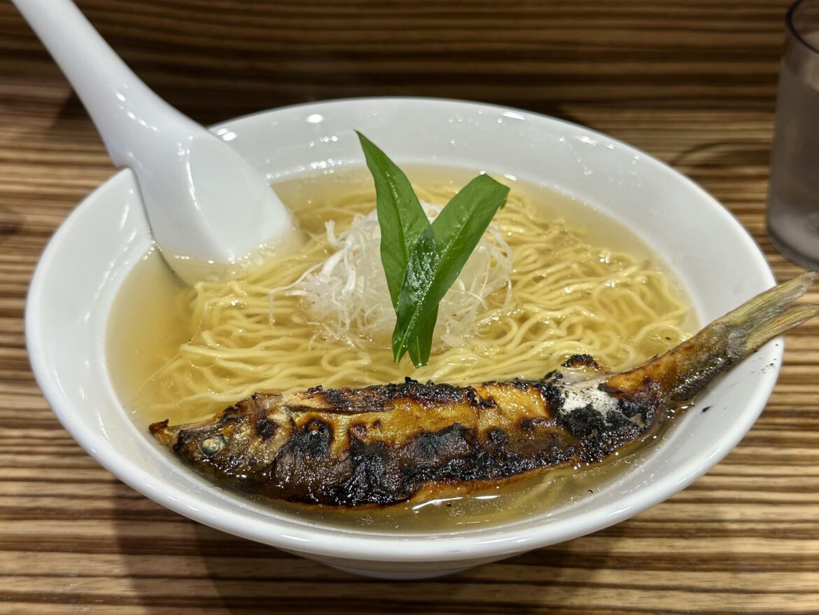 Whole fish Ramen in Setagaya, Tokyo