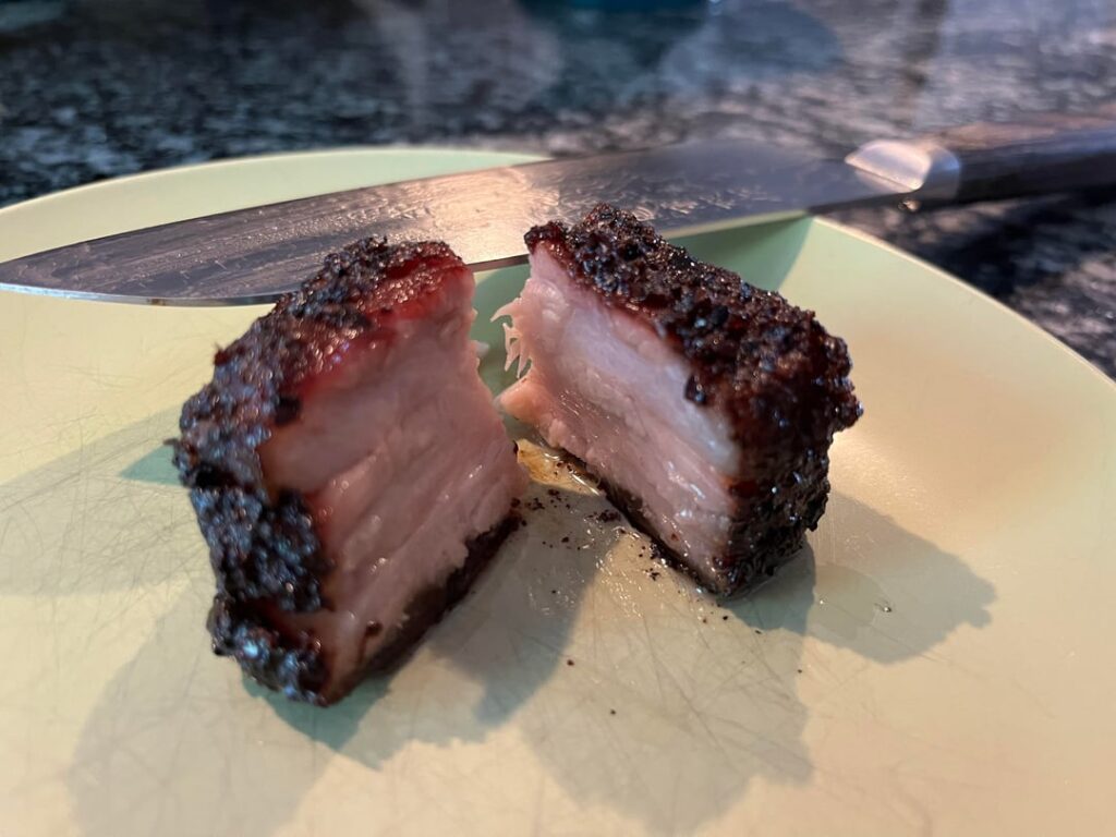 I think I smoked the best pork belly I’ve ever had?