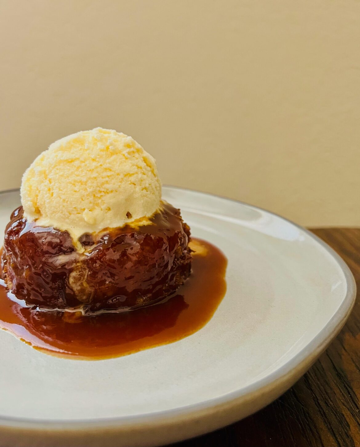 Sticky toffee pudding