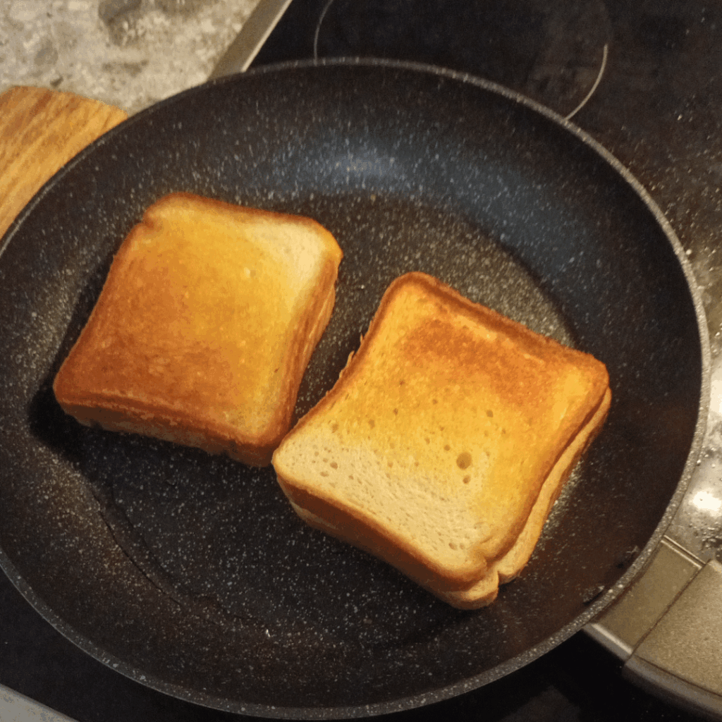 Grilled cheese for breakfast