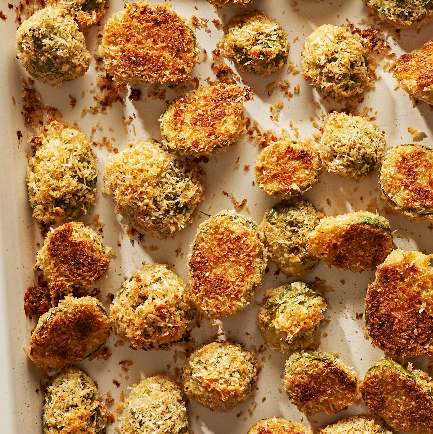 parmesan crusted brussels sprouts