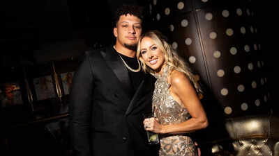 Patrick Mahomes and wife Brittany turn heads during date night at his and Travis Kelce’s new dining venture