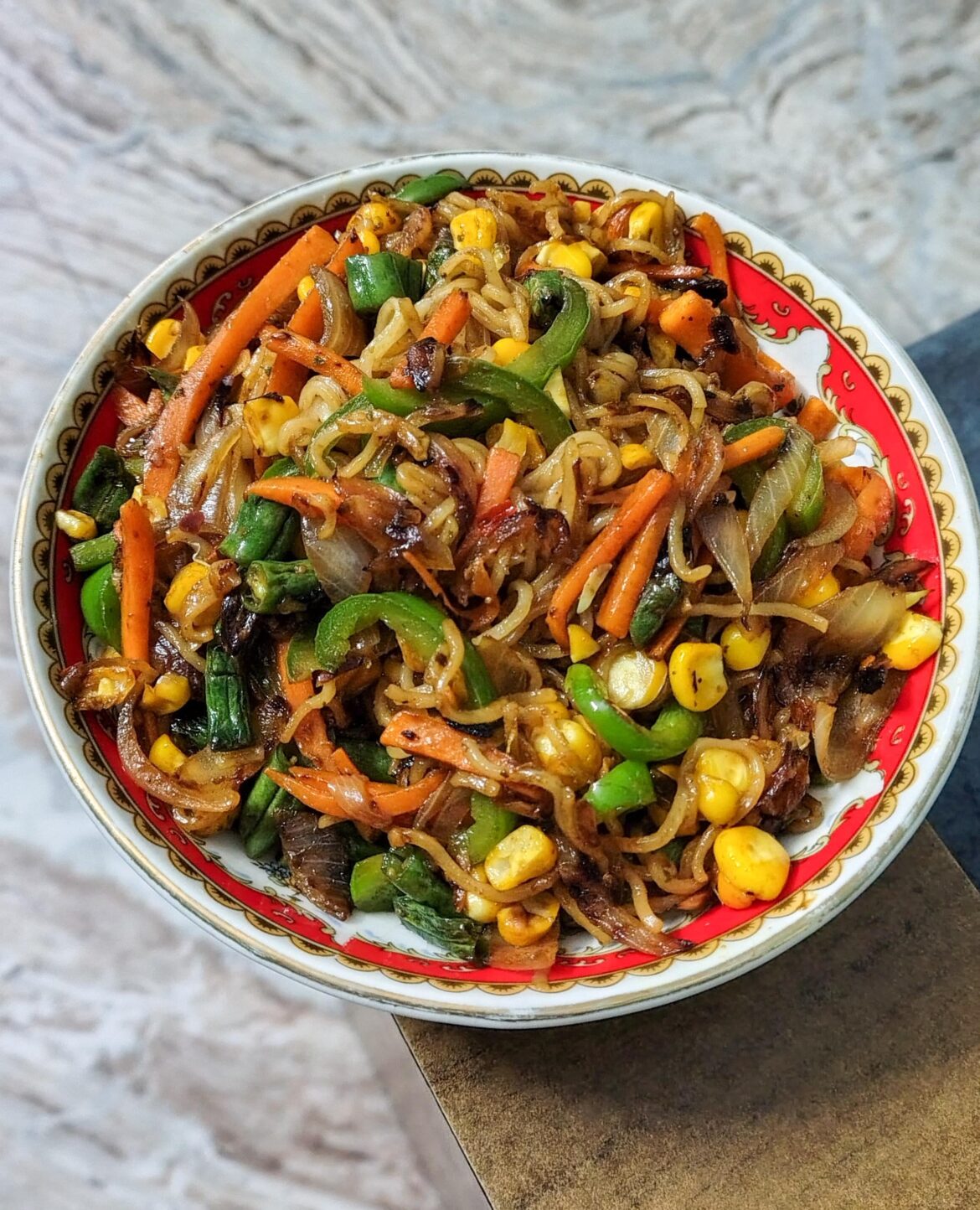 Loaded Veggie Stir Fry Noodles I Ate