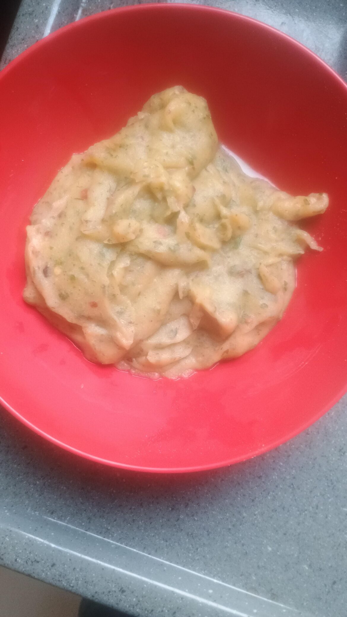 My camera is horrible, but cornmeal porridge with herbs My camera is horrible, but cornmeal porridge with herbs