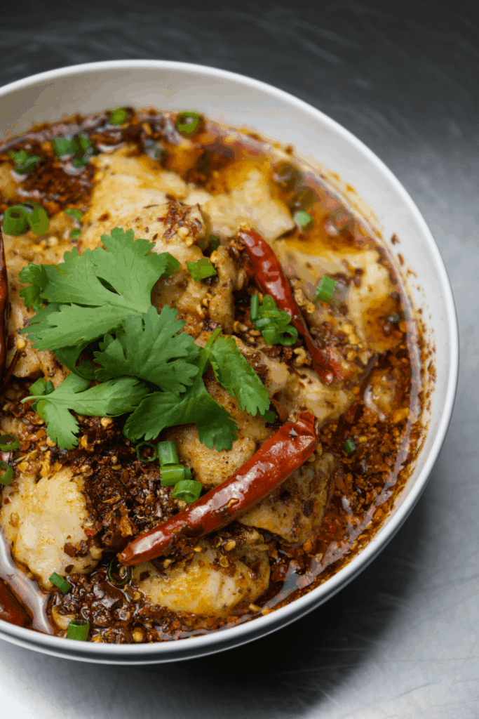 Caught in CA Ep. 18: Sichuan Spicy Boiled Fish made with my spearfishing catch. Video in comments!