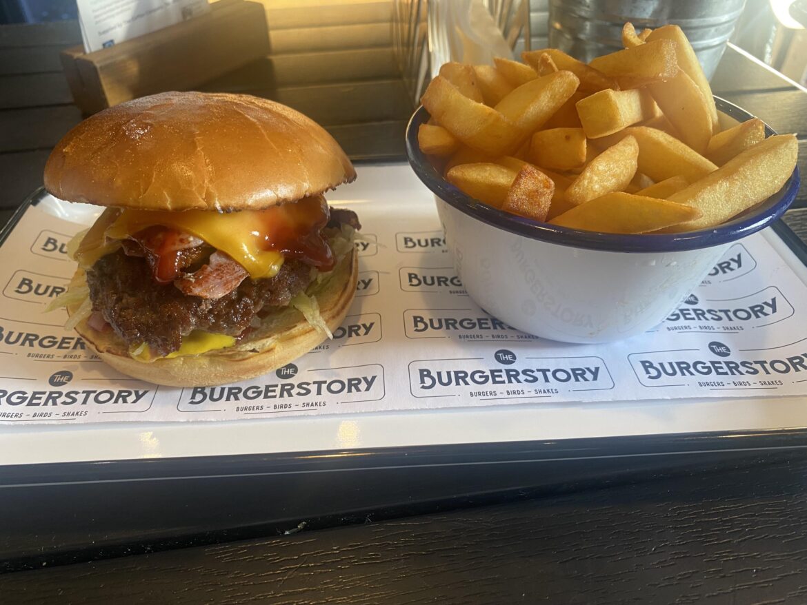 Cheese Burger from the Burgerstory Galway