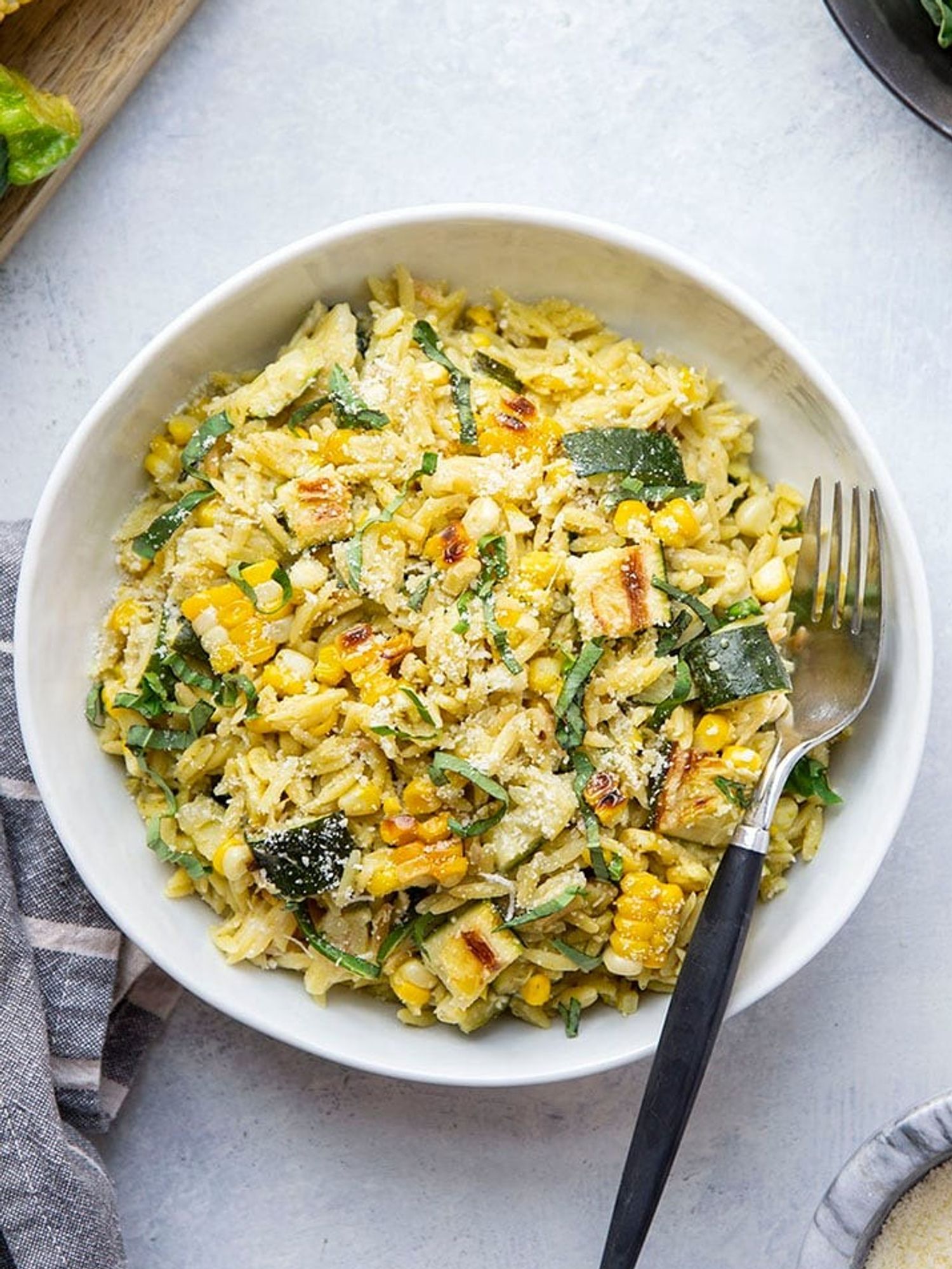 Pesto Zucchini Orzo