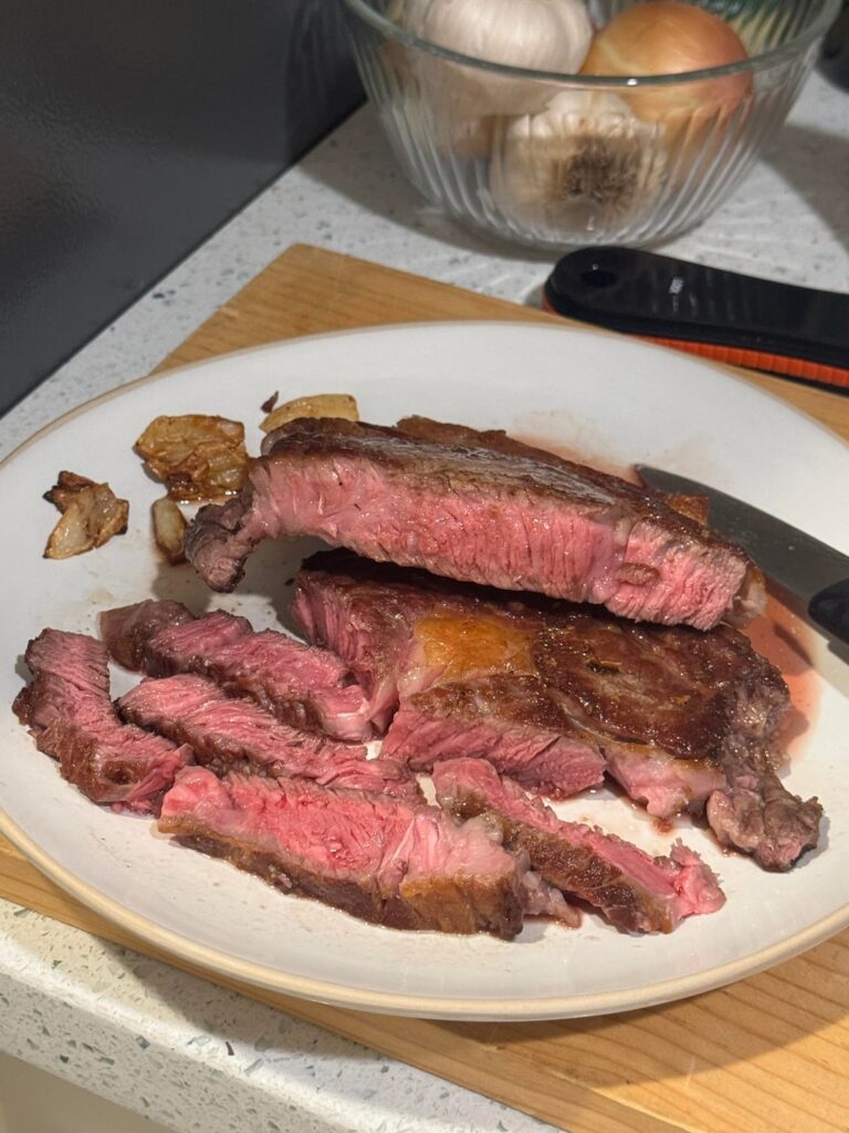 He asked for med-rare. Did I deliver?