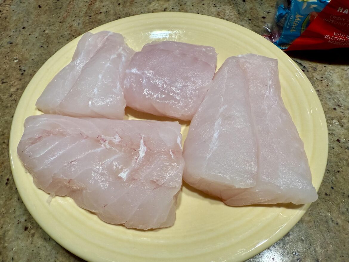Got some yellowedge grouper today. Had it pan seared with some veggies and rice. So damn tasty.