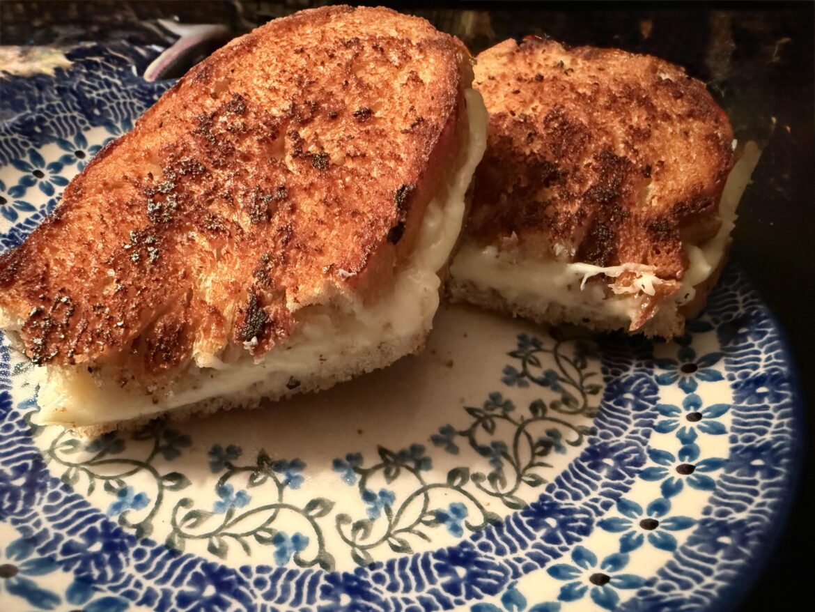 Behold, the tastiest grilled cheese I’ve eaten lately