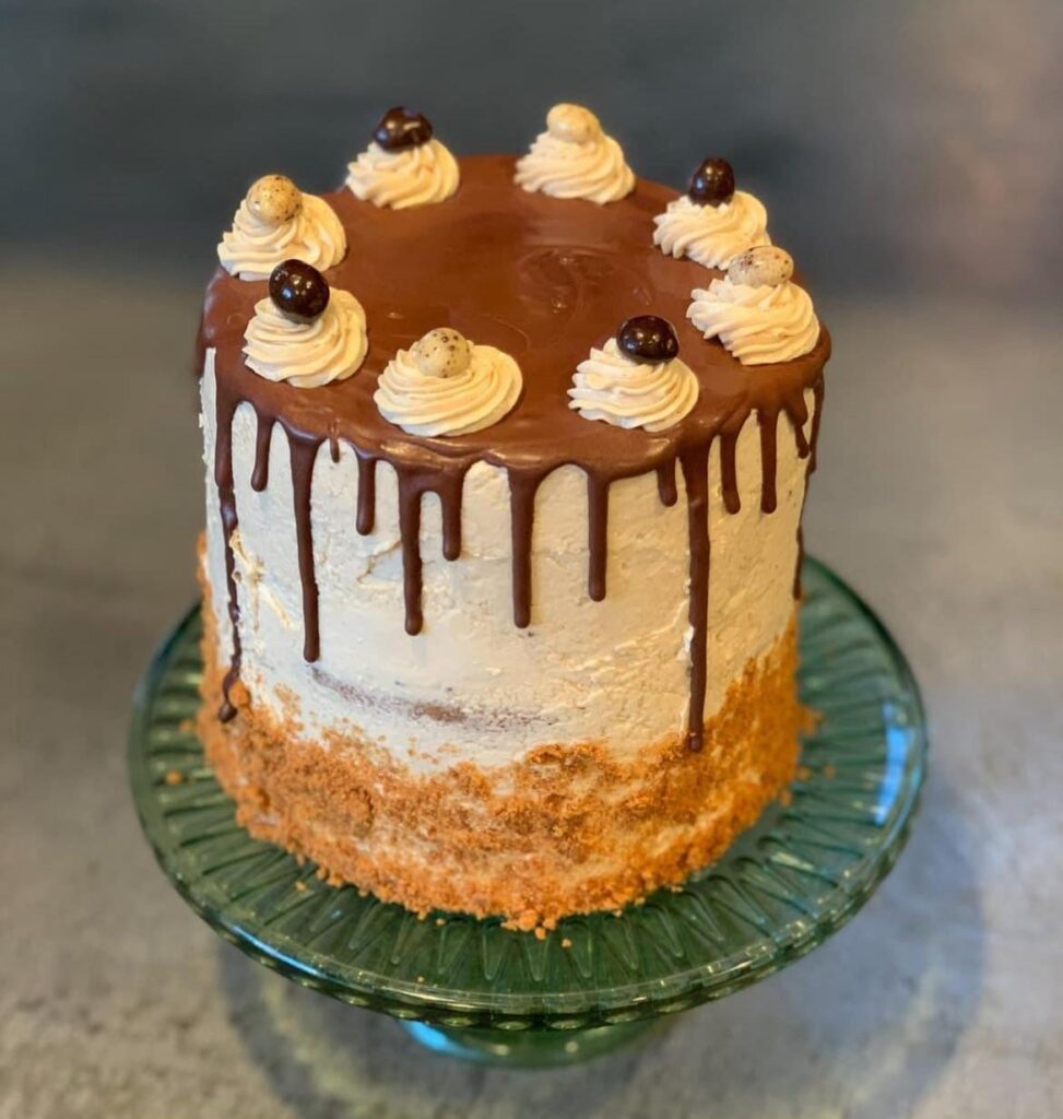s’mores cake I made for my grandma