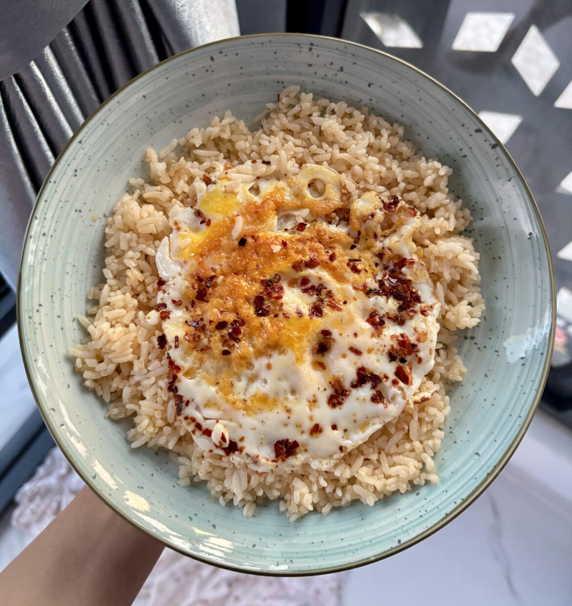[OC] Chili Oil Egg Fried Rice