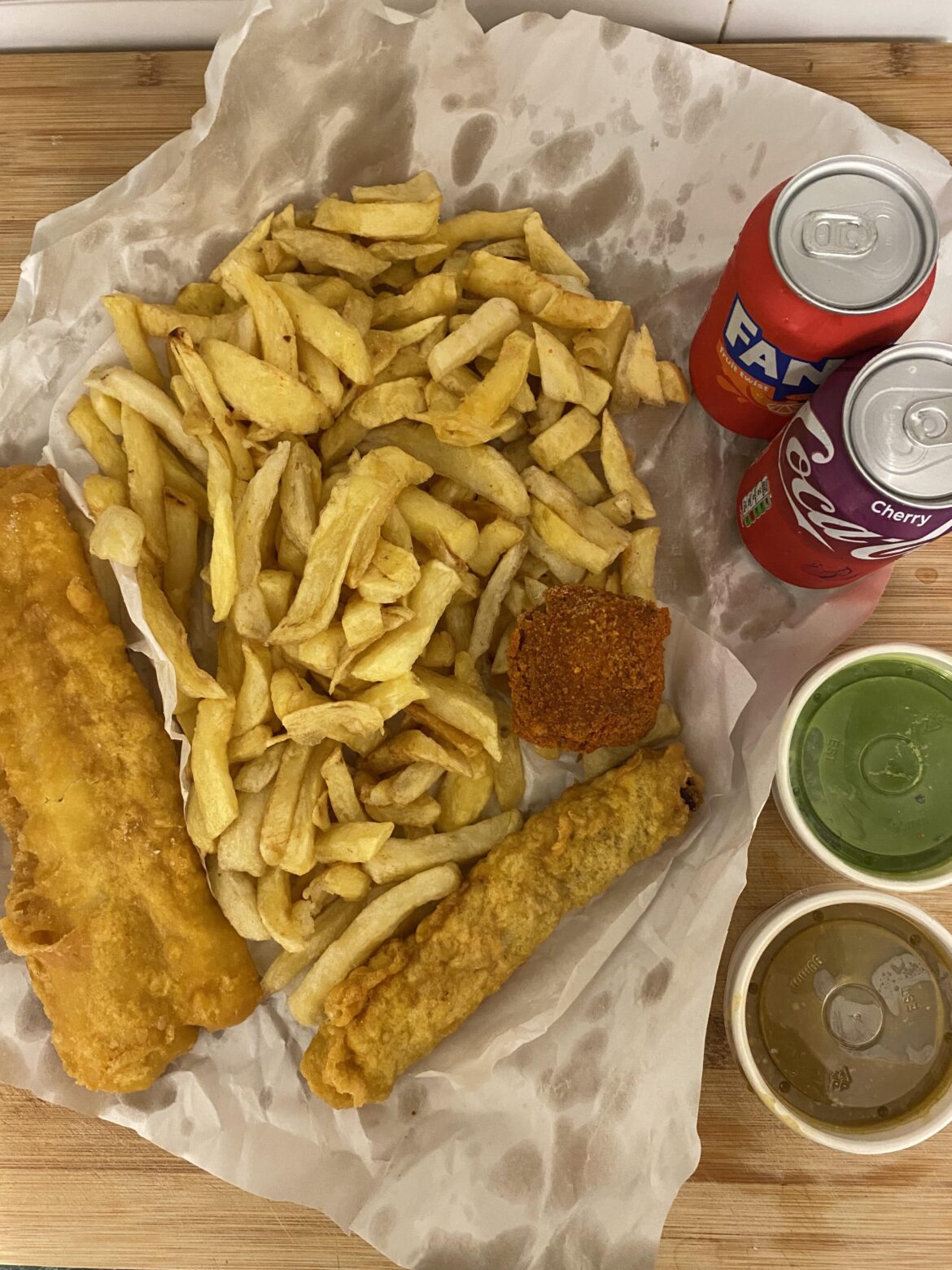 Last night’s dinner