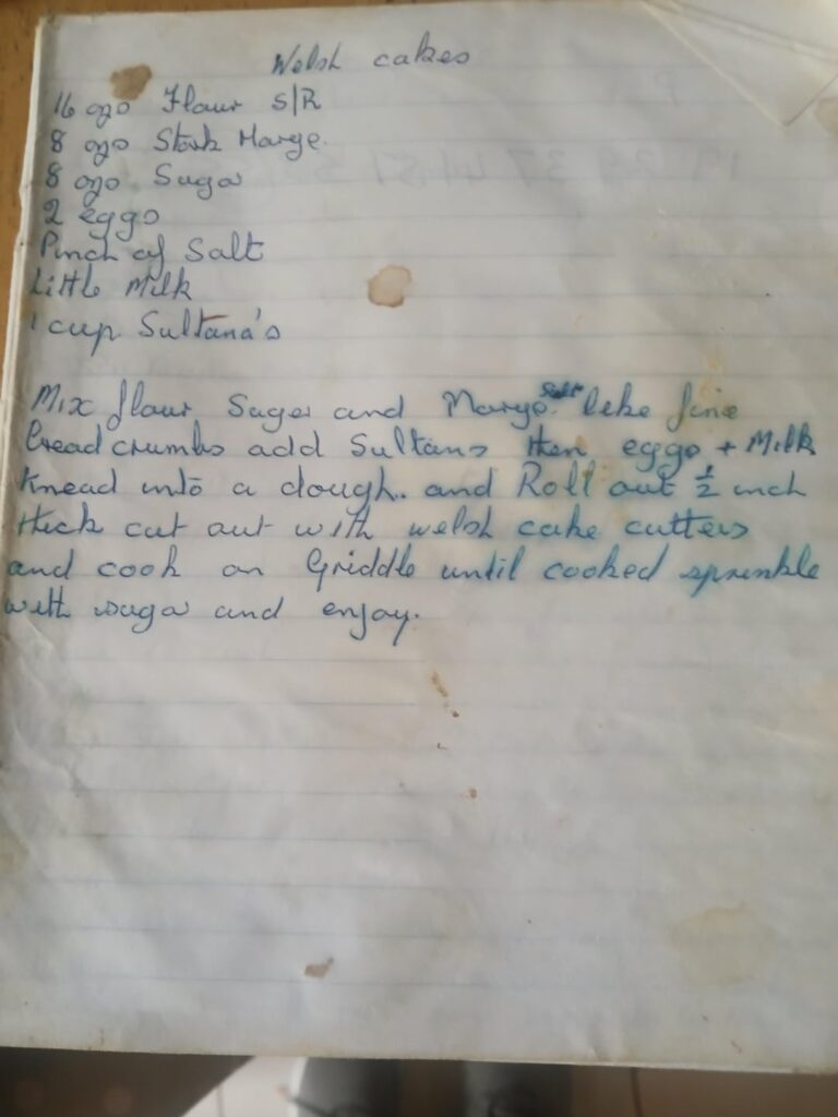 Made my husband's grandmother's welsh cakes