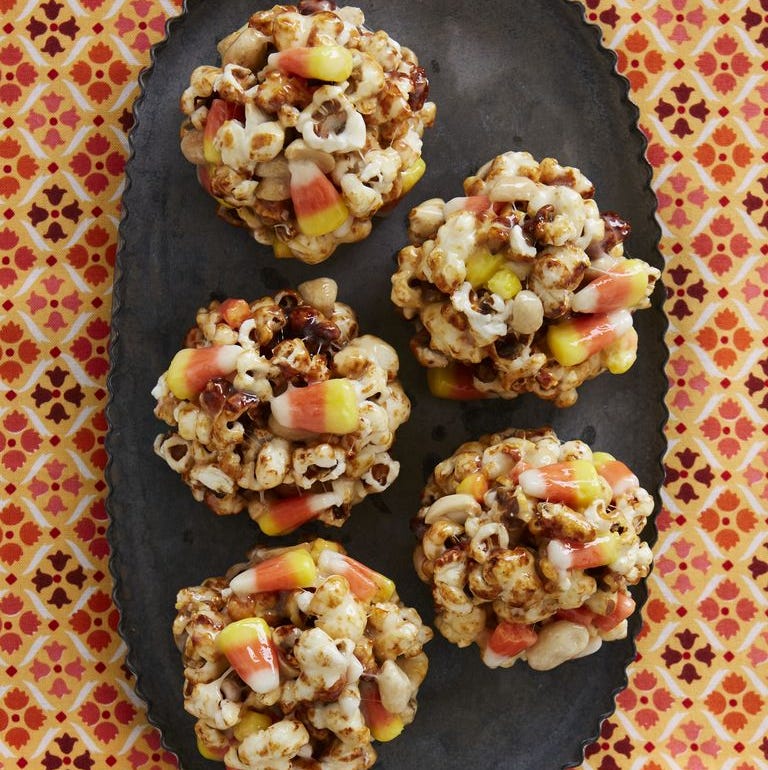 popcorn balls fall dessert recipe