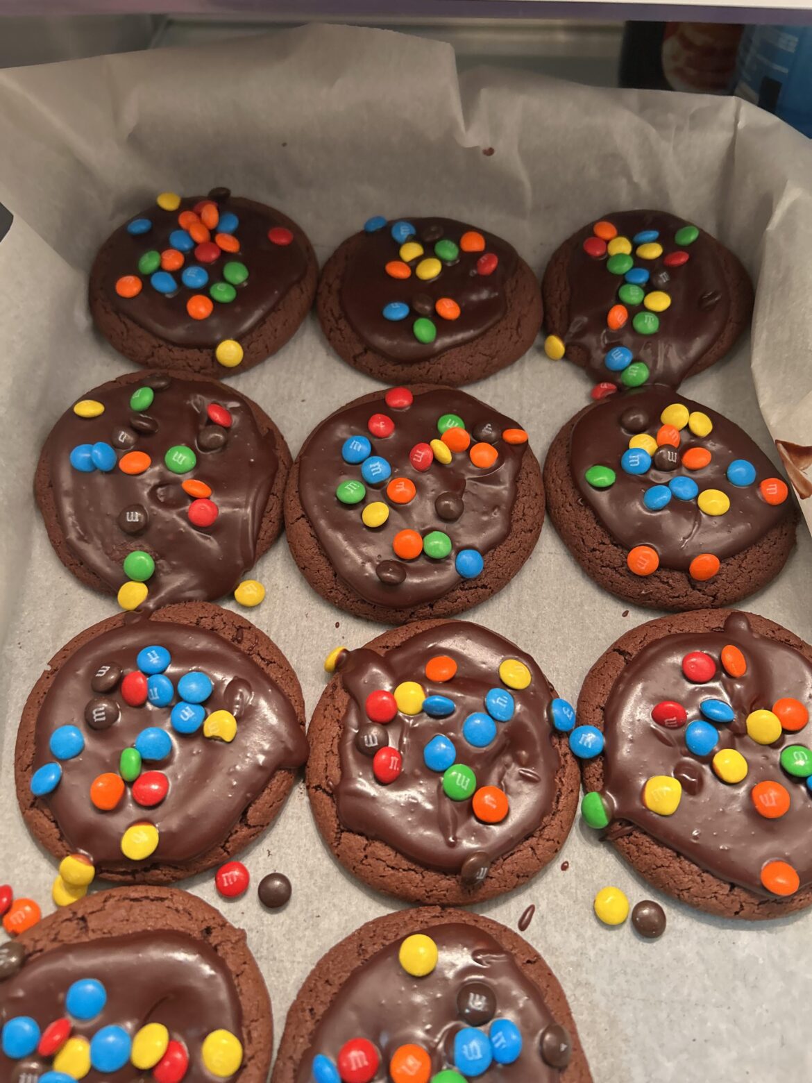 Cosmic Brownie Cookies