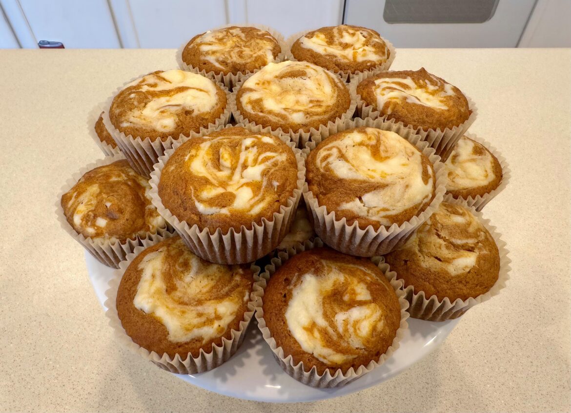 Pumpkin Cream Cheese Muffins