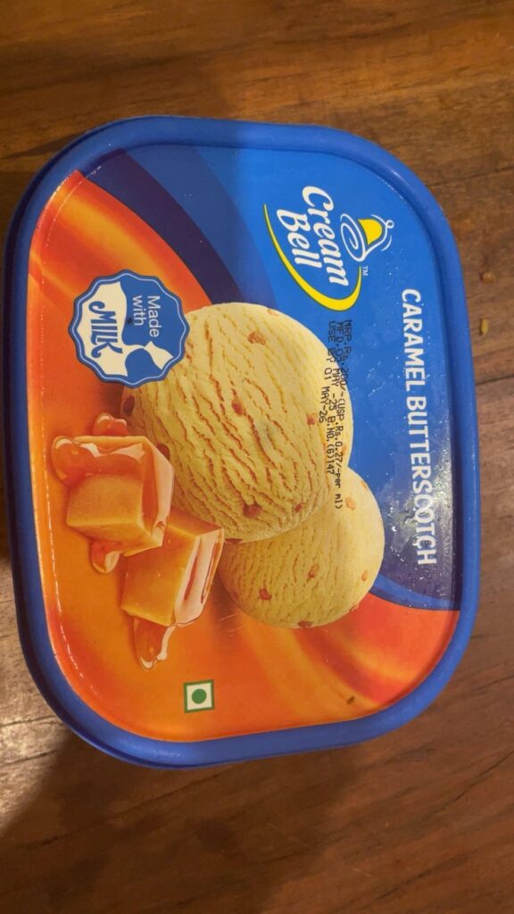 Review: Cream Bell Caramel Butterscotch Ice Cream