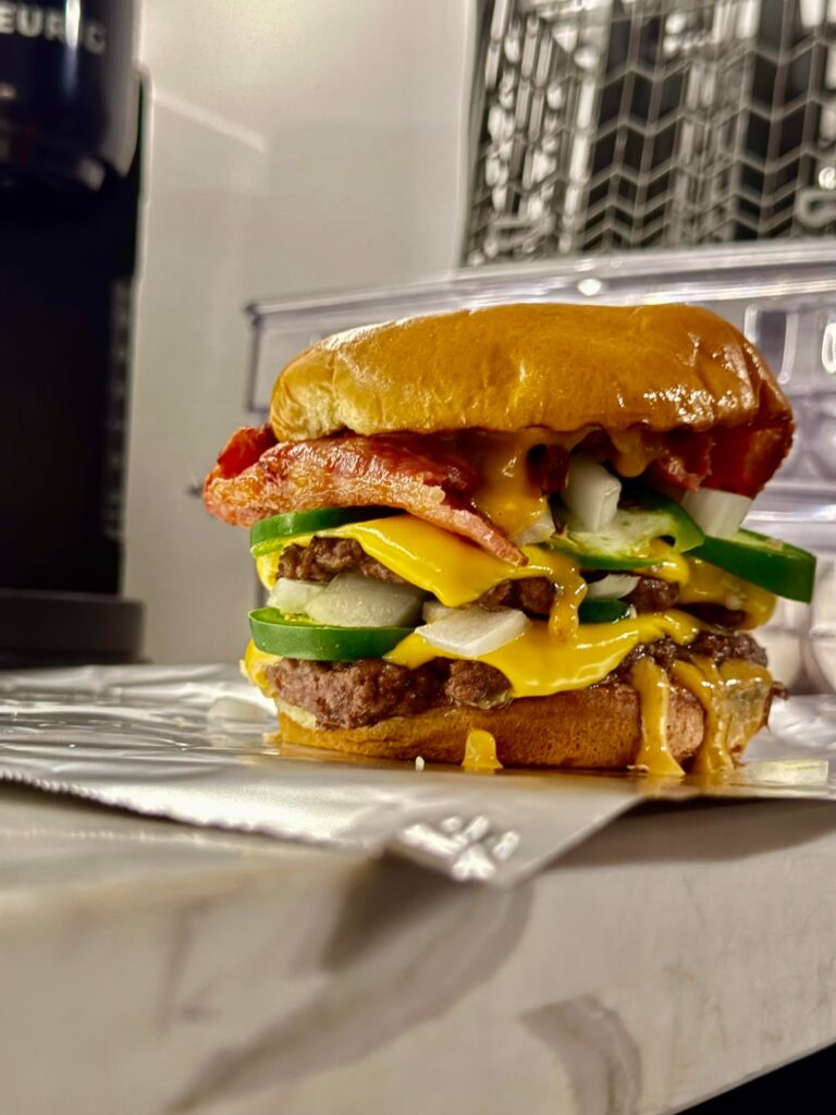 Tried making 7th Street Burger & Taco Bell Nachos at home.