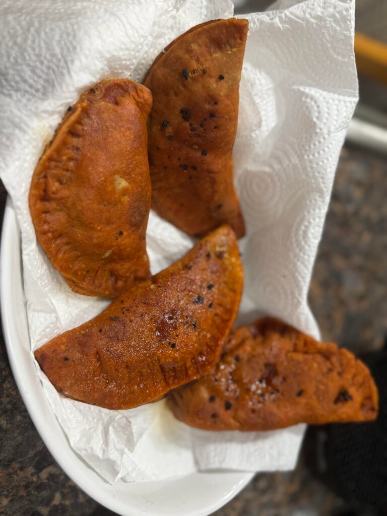 Vegan beef less empanadas