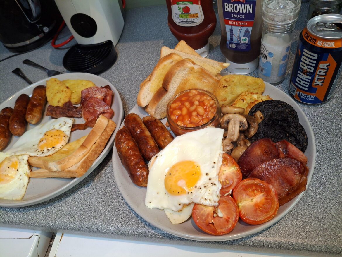 Full English for me and my daughter