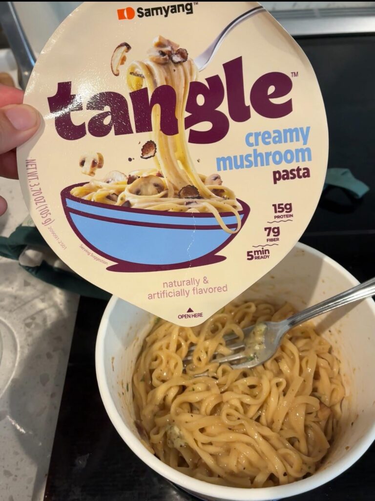 Tangle mushroom pasta 380 cal