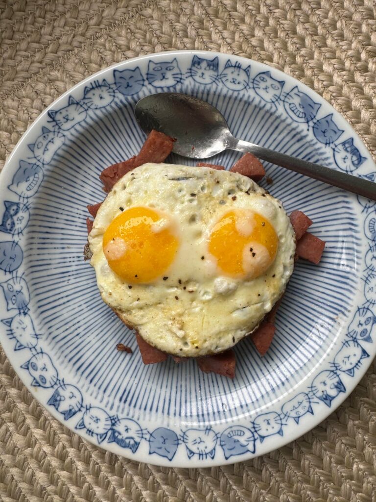 Two eggs and protein