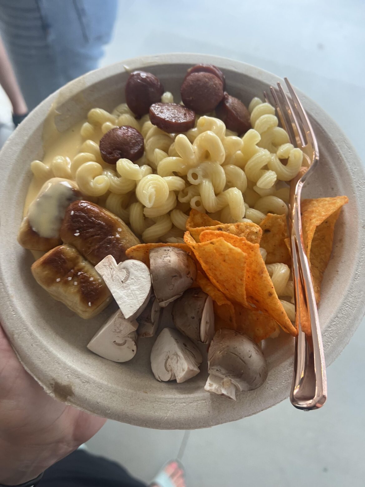 My friends bday buffet had all her fav foods. This is the plate I made