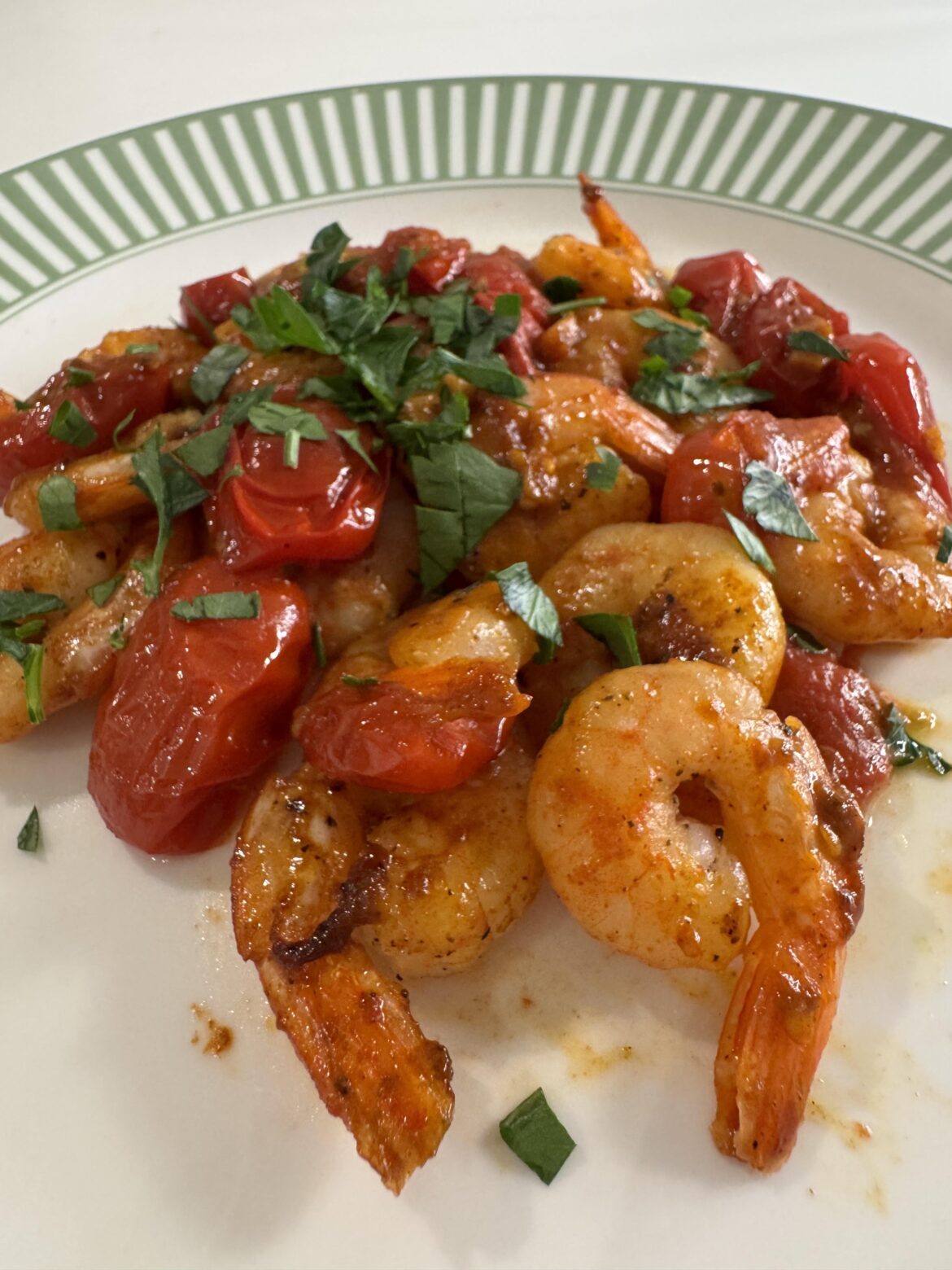 Spicy Shrimp with Tomatoes and Chili Spicy Shrimp with Tomatoes and Chili