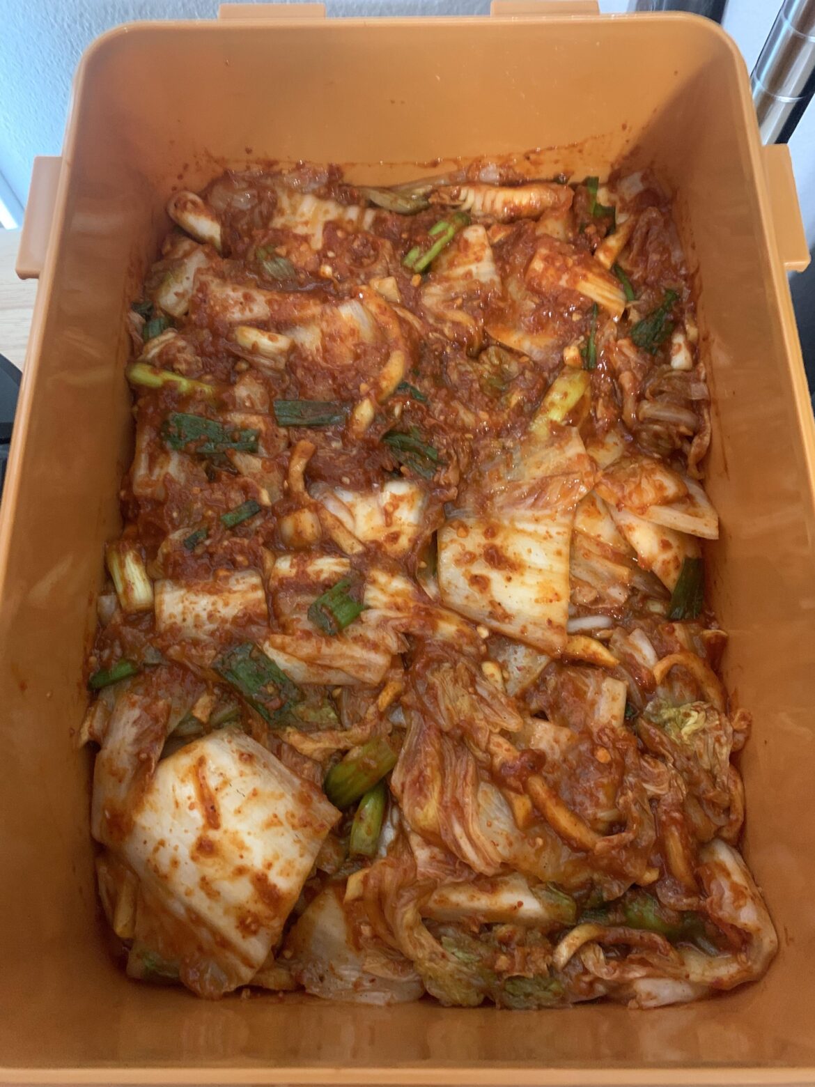 Homemade Kimchi let the magic happen
