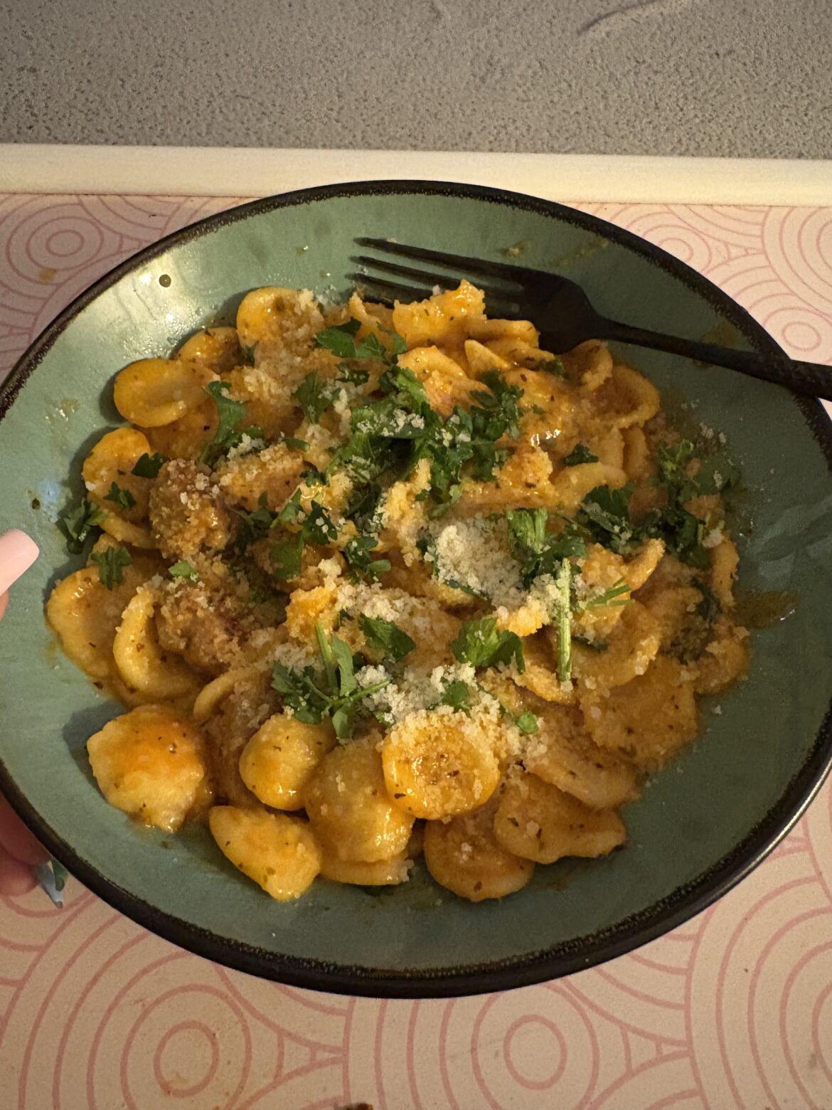 Sausage orecchiette - lush!