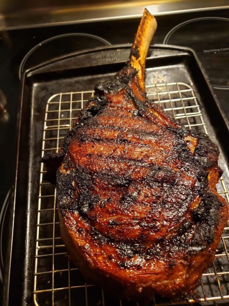 I'll eat this cave woman style. I need nothing else