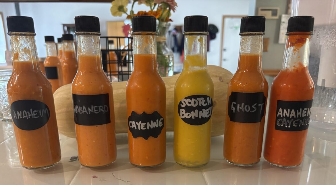 George likes his chicken spicy!