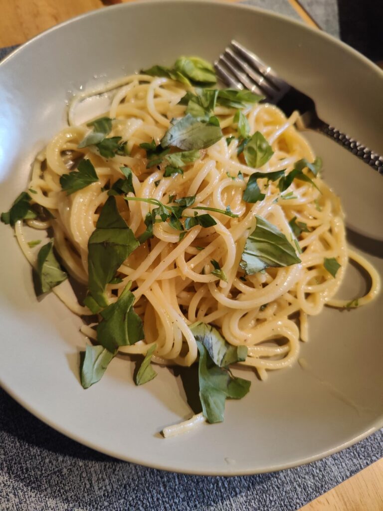 Spaghetti al limone