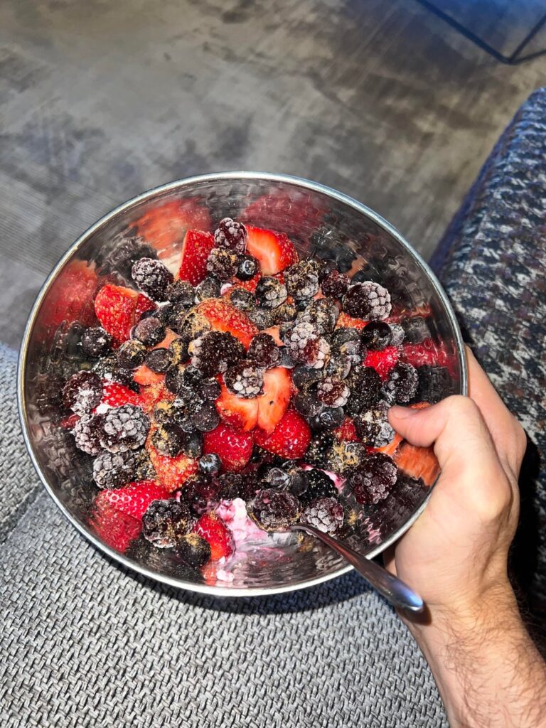 Cottage Cheese Bowls (swipe for macros)