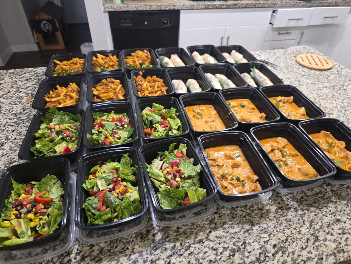 First time meal prepping, learned a few lessons