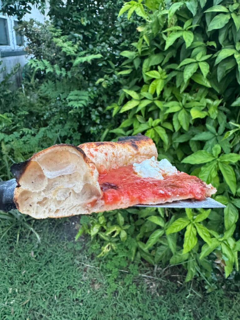 Margherita Stracciatella with balsamic