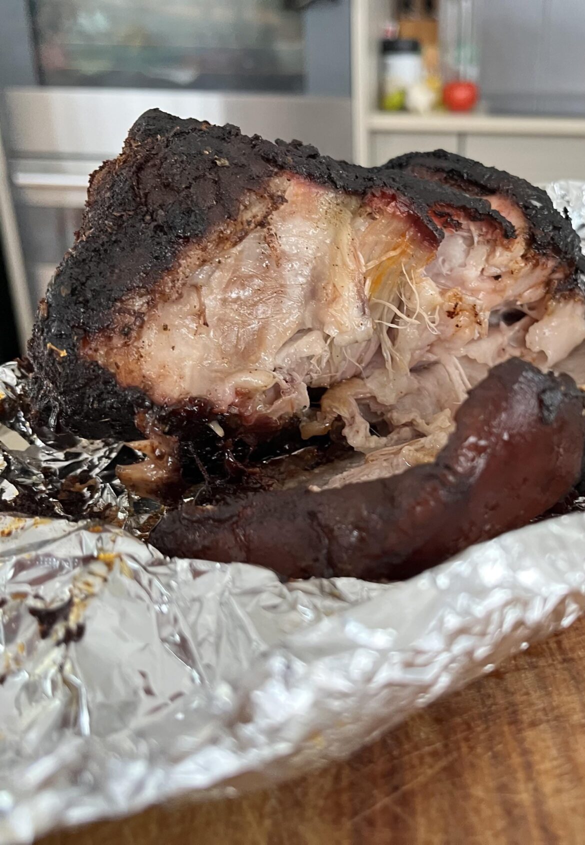 Pork shoulder 16 hours….