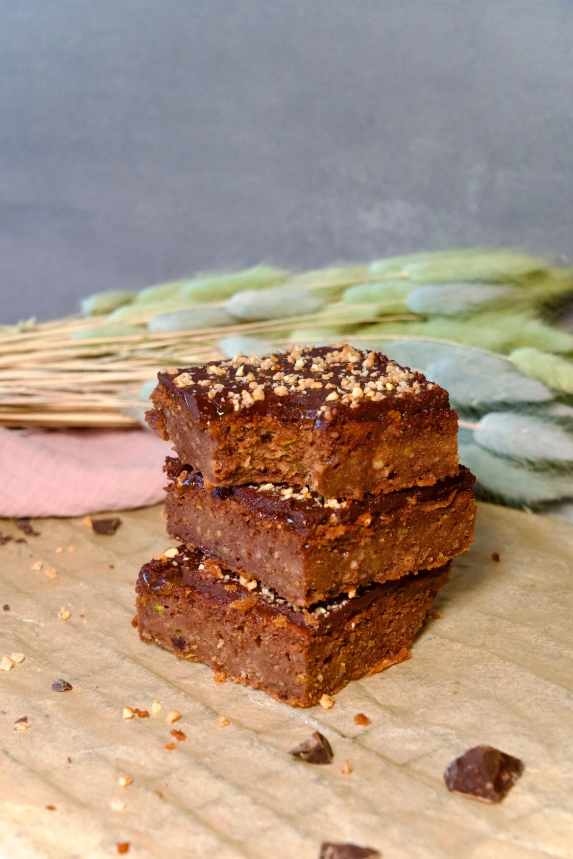 These zucchini brownies turned out pretty well