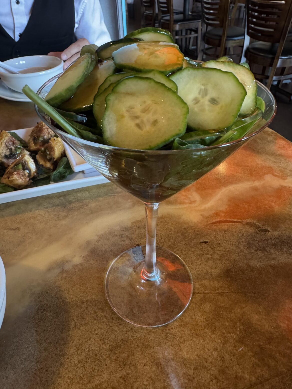 Excuse me, there’s a cucumber salad in my martini.