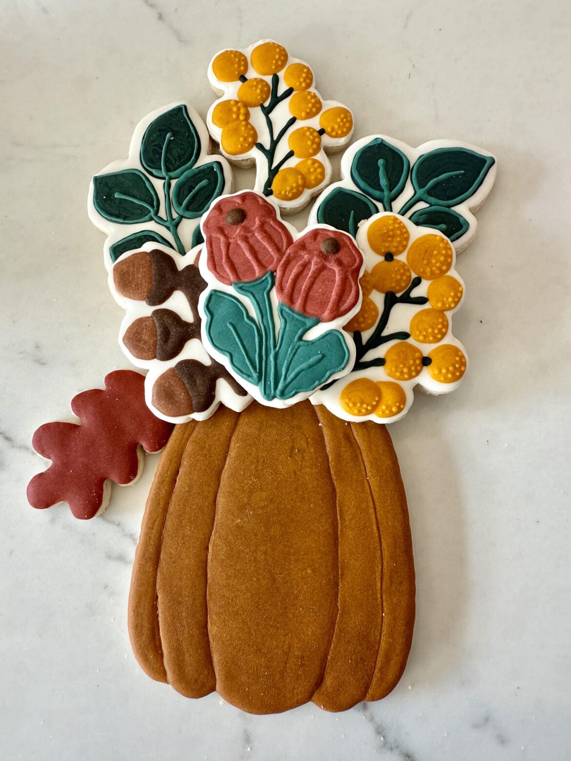 Fall Bouquet Cookies
