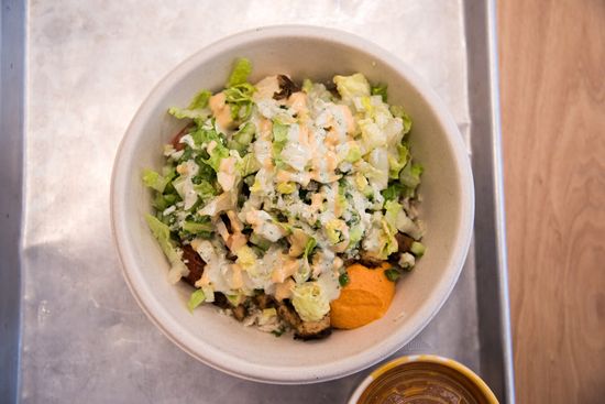 Cava offers grain bowls, greens + grain bowls, salads, soups, and pita sandwiches. 