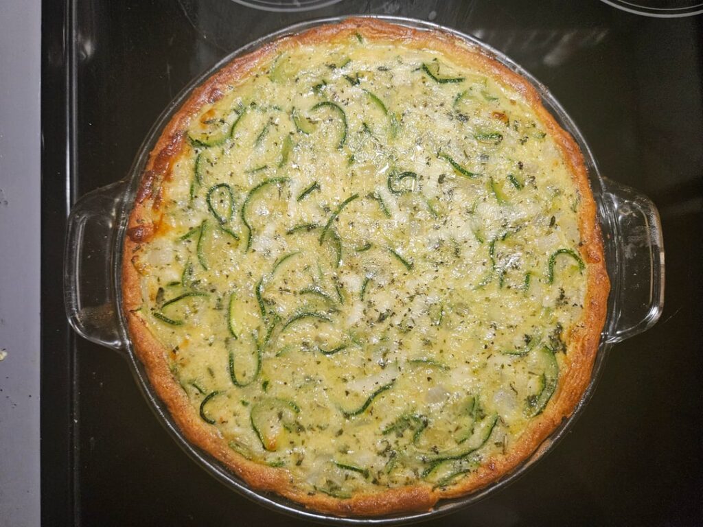 Zucchini quiche