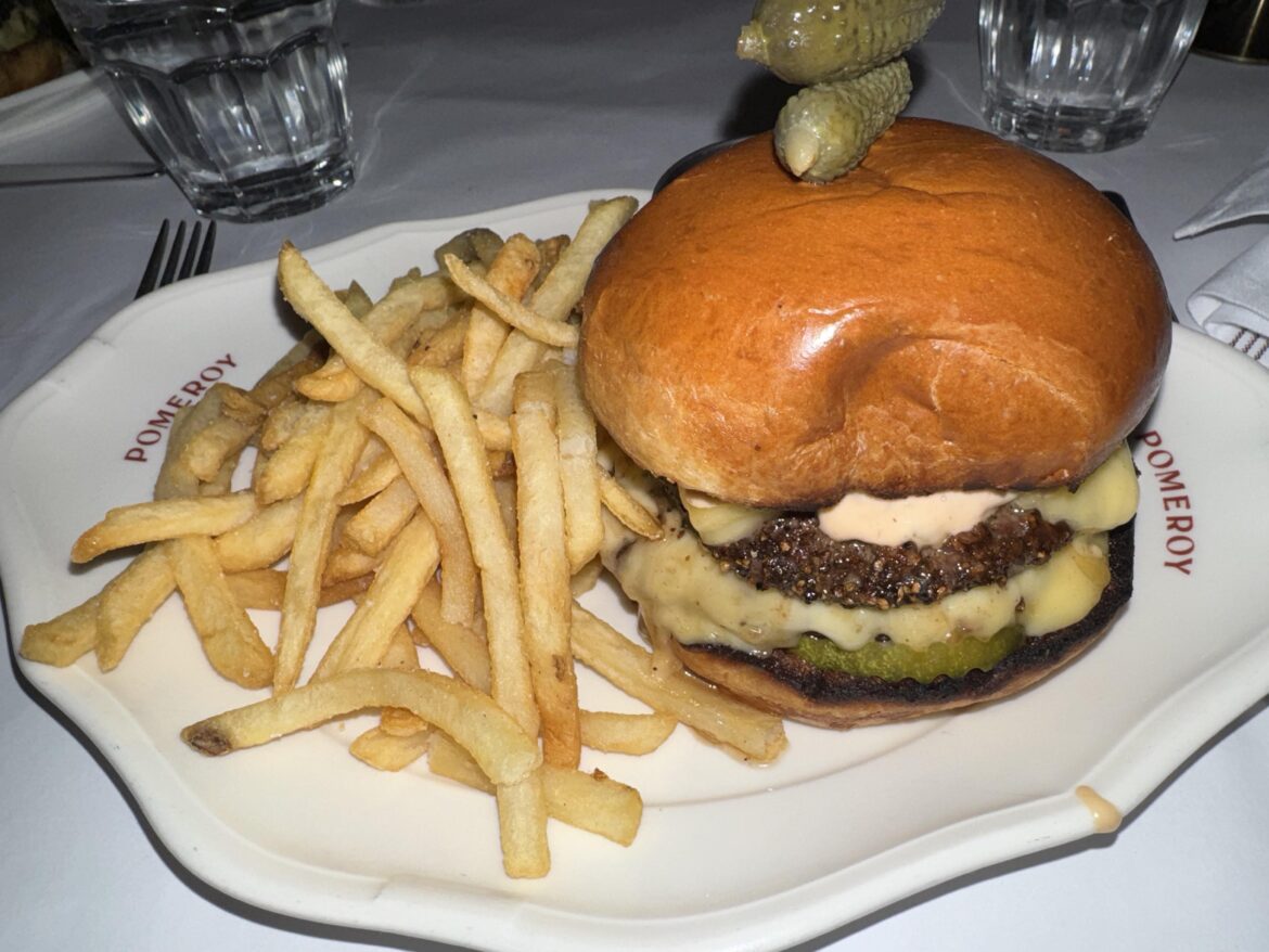 Had the burger from Petit Pomeroy