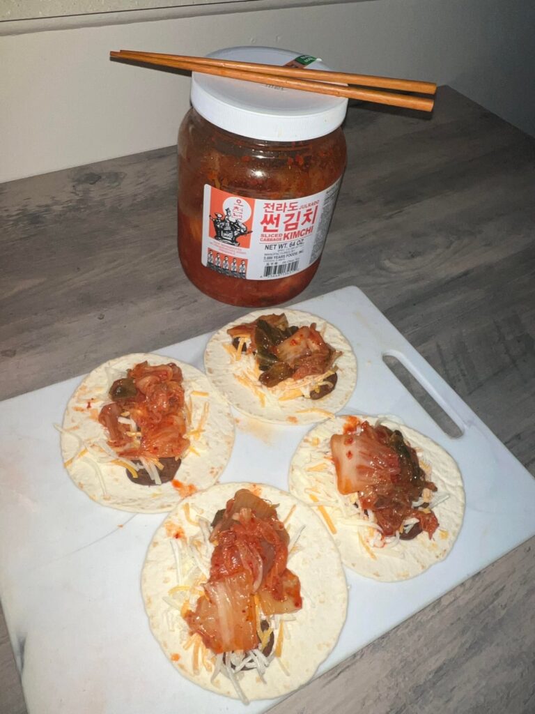 Kimchi Soft Tacos