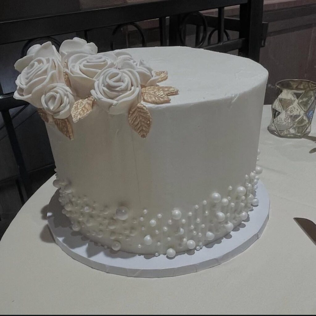 Wedding cake I did this weekend