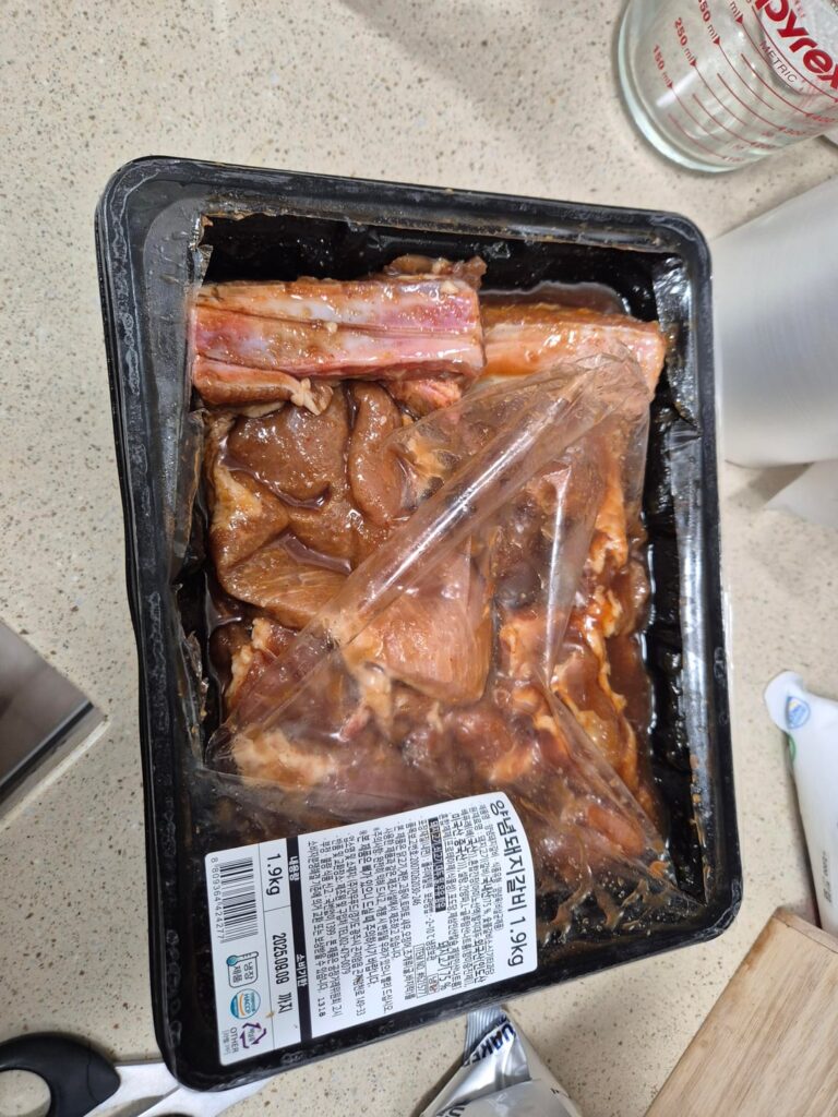 korea costco Marinated pork ribs