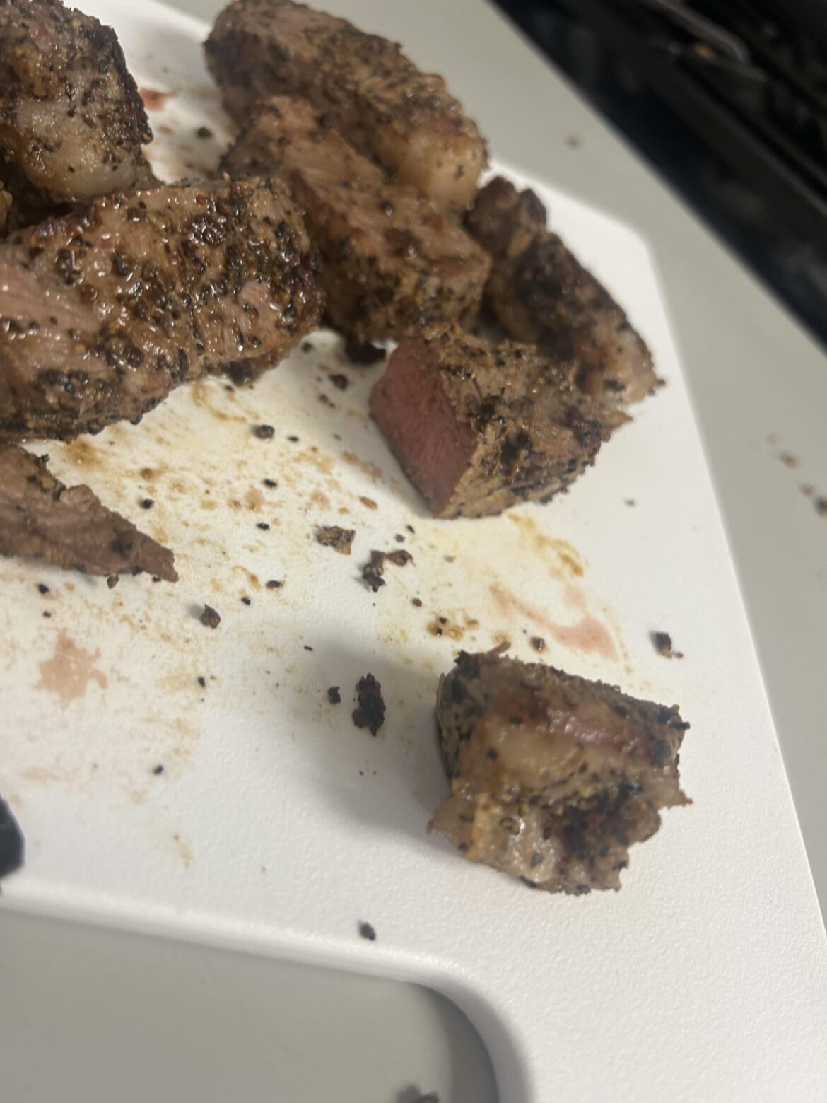 First steak results.