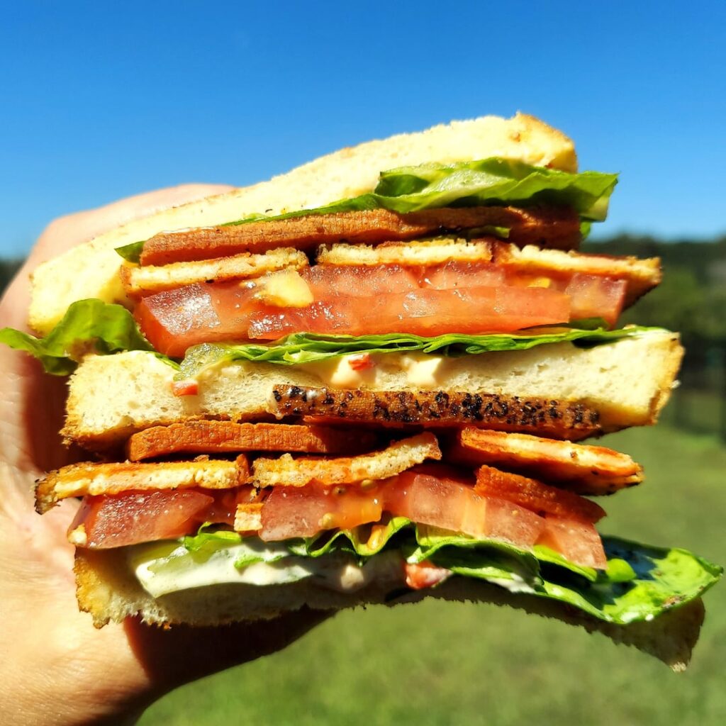 Double decker BLT 🥓 🥬 🍅